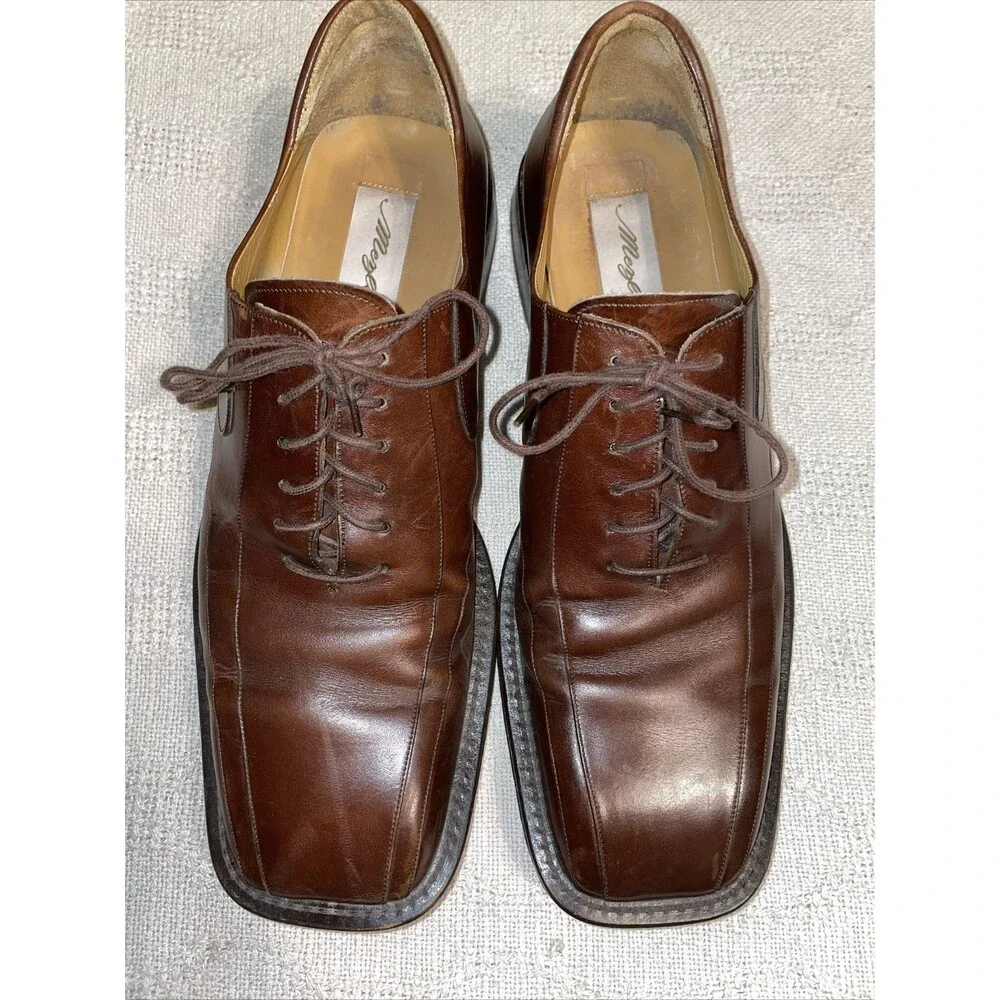 Mezlan Men’s Dress Shoes Size 10.5 D Brown Leather Business Formal City